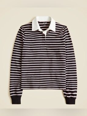 NWT Women’s J. CREW Vintage Jersey Rugby T-shirt in Stripe Small